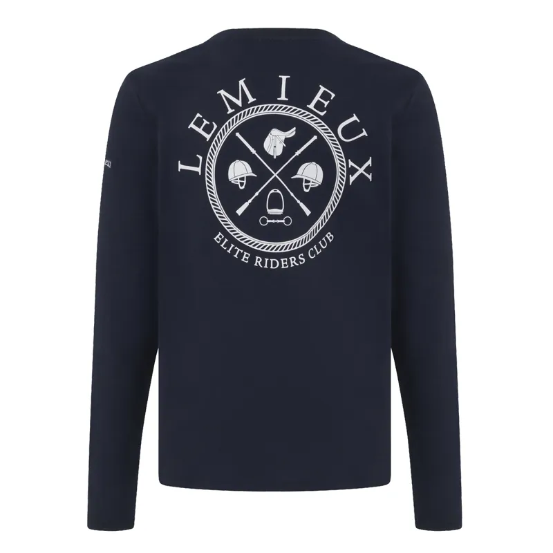 LeMieux Young Rider Lara Long Sleeve Tee - Navy-2